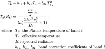 sensor Planck equation