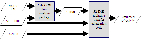 Input data for water cloud targets