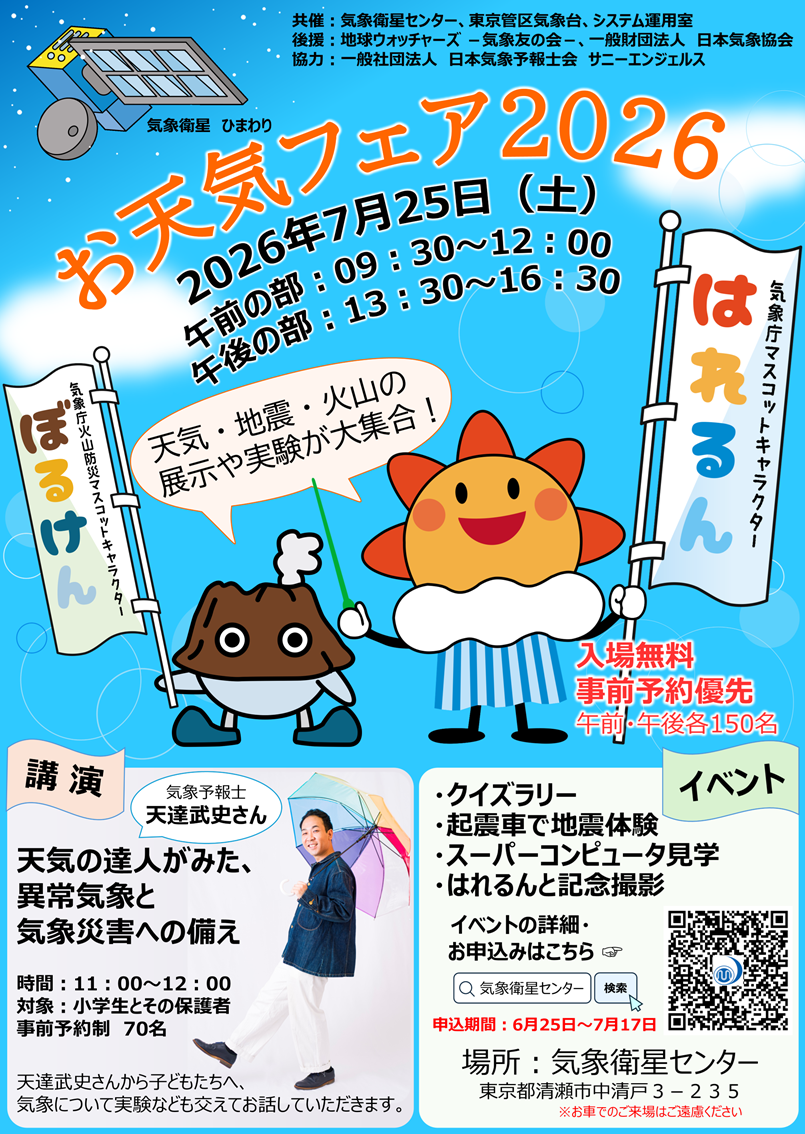 お天気フェアのポスター