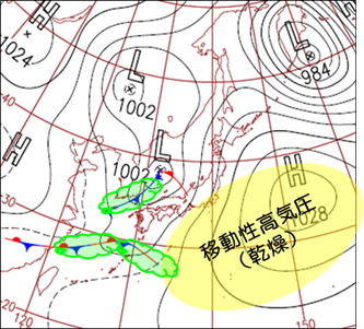 春の天気図