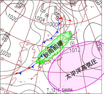 秋の天気図