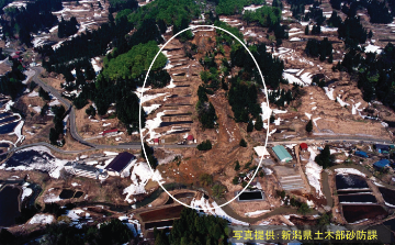 松之山町(現十日町市)東川地すべり