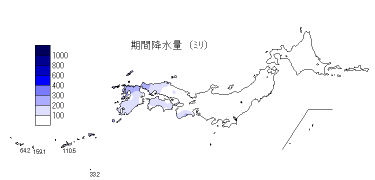 期間降水量