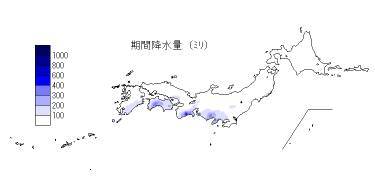 期間降水量