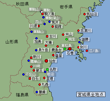 地点選択用宮城県地図