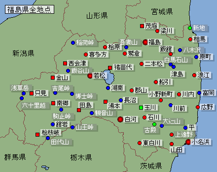 地点選択用福島県地図