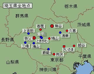地点選択用埼玉県地図