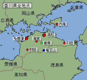 地点選択用香川県地図