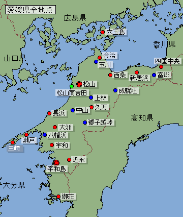 地点選択用愛媛県地図
