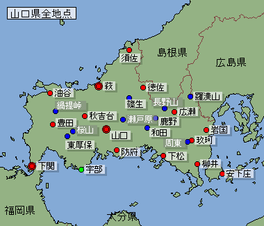 地点選択用山口県地図