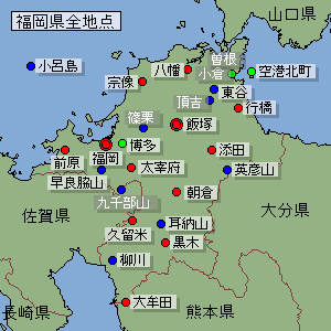 地点選択用福岡県地図