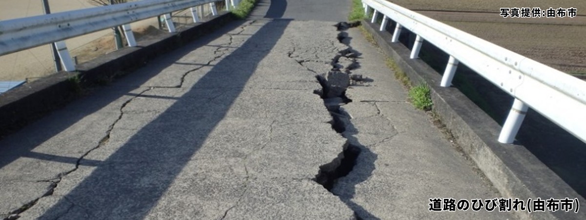 道路のひび割れ
