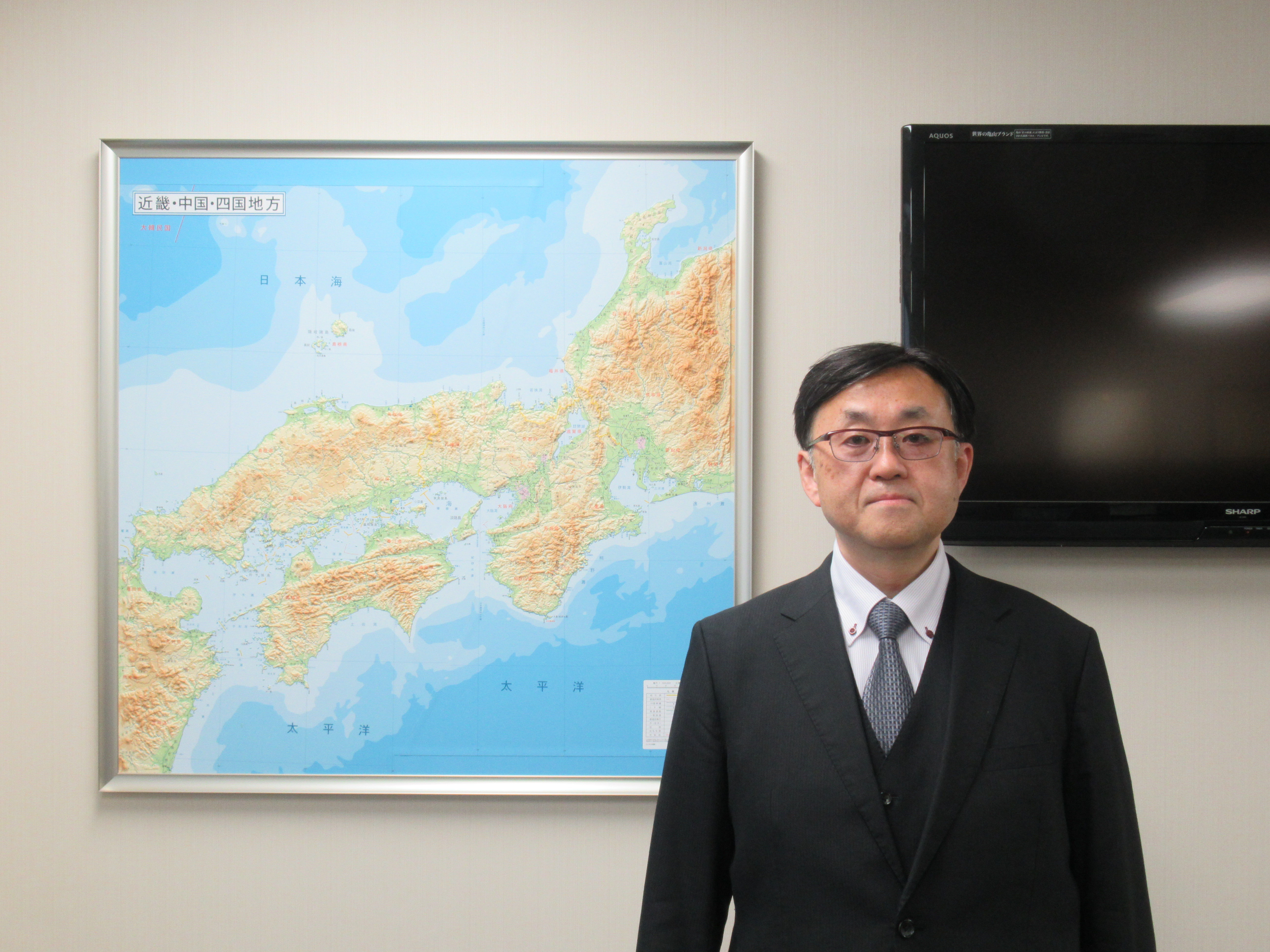 大阪管区気象台長 顔写真