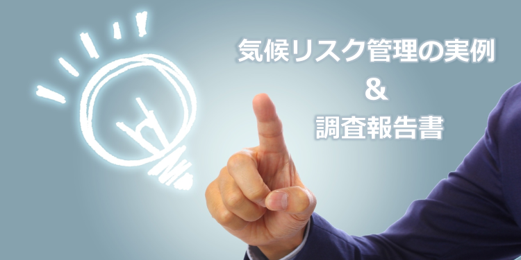 気候リスク管理のイメージ