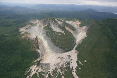 北海道の火山の写真（しゃしん）