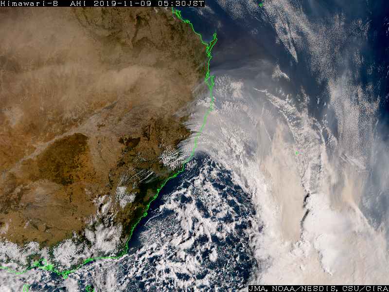 気象庁 ひまわり8号の機動観測の観測画像