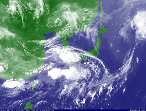 気象 衛星 の 雲 画像