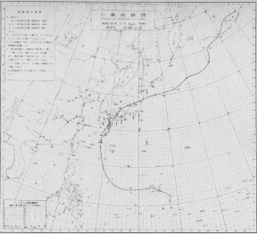 台風経路図