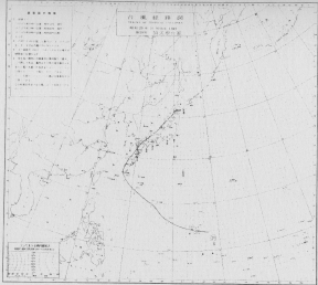 台風経路図