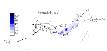 期間降水量