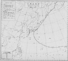 台風経路図