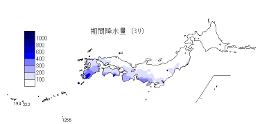 期間降水量