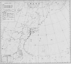 台風経路図