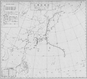 台風経路図