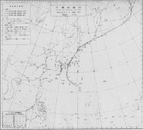 台風経路図