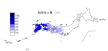 期間降水量