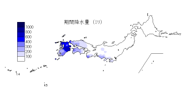 期間降水量