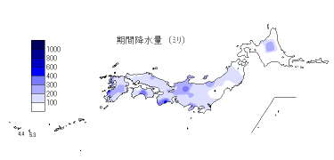 期間降水量