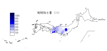 期間降水量