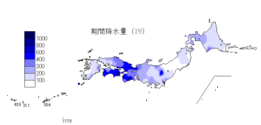 期間降水量