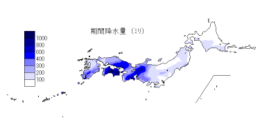 期間降水量