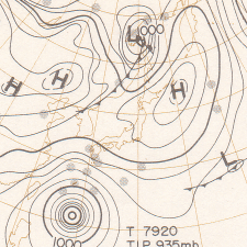 台風第20号 昭和54年（1979年） 10月10日～10月20日