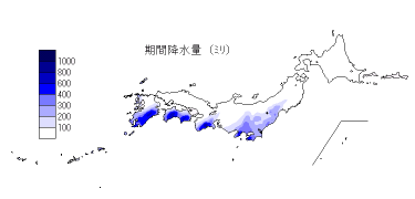 期間降水量