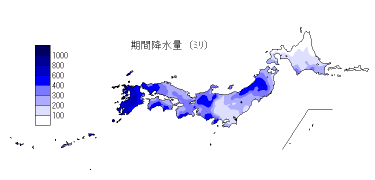期間降水量