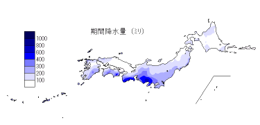 期間降水量