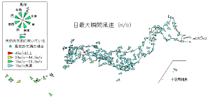 最大瞬間風速