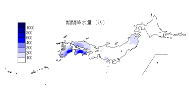 期間降水量