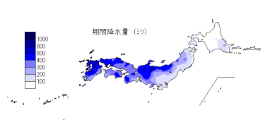 期間降水量