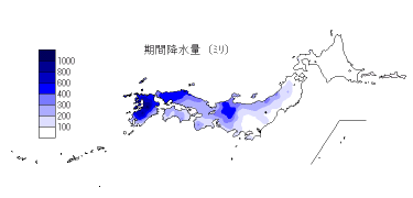 期間降水量