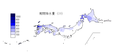 期間降水量