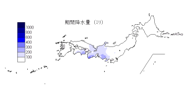 期間降水量
