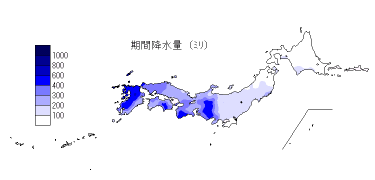 期間降水量