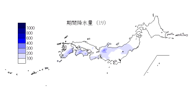 期間降水量