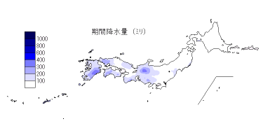 期間降水量