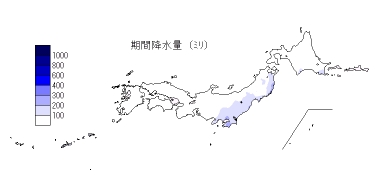 期間降水量