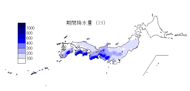 期間降水量